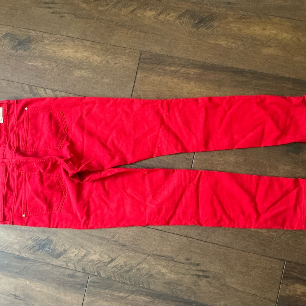 Pilcro (Anthropologie) Red Skinny Jeans